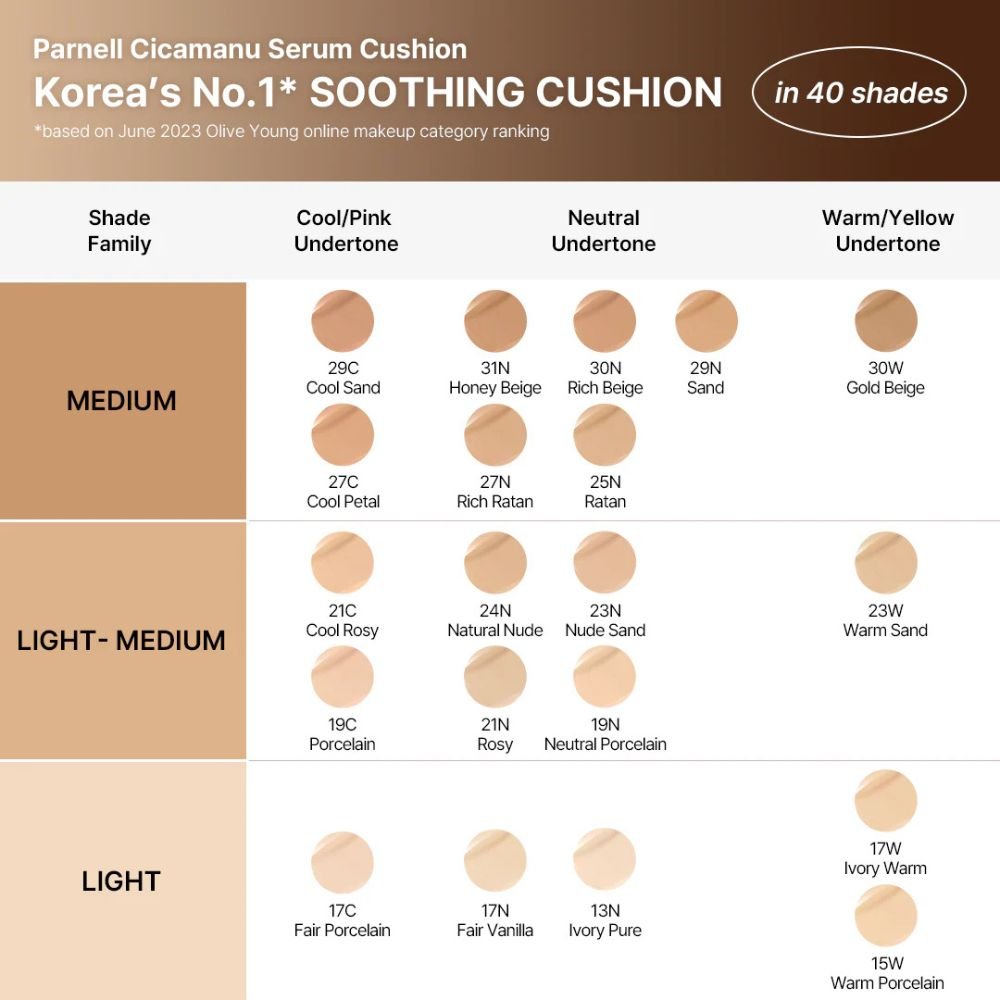 CICAMANU SERUM CUSHION #25N (RATAN)- BB Cushion Hidratant Cu Acoperire Naturala