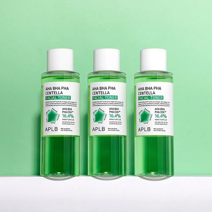 AHA BHA PHA CENTELLA FACIAL TONER - Toner Facial Pentru Exfoliere Blanda