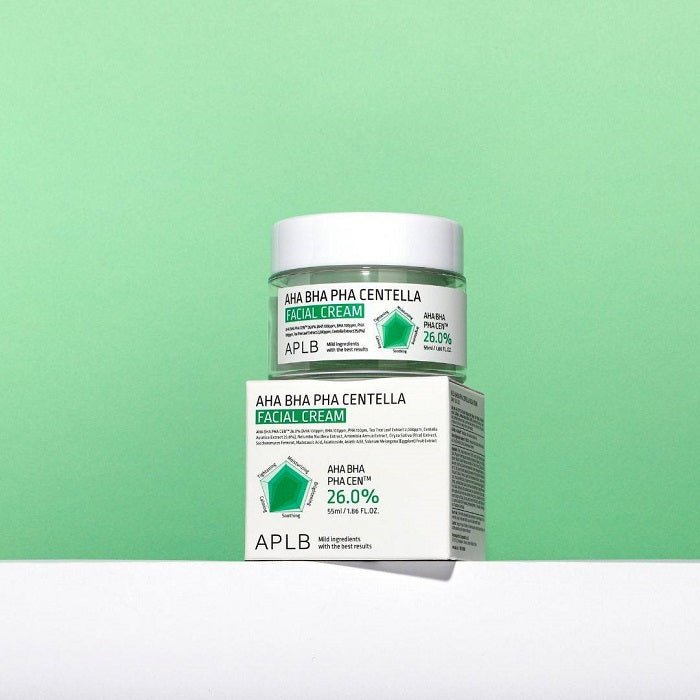 AHA BHA PHA CENTELLA FACIAL CREAM  - Crema Multifunctionala Pentru Exfoliere Blanda