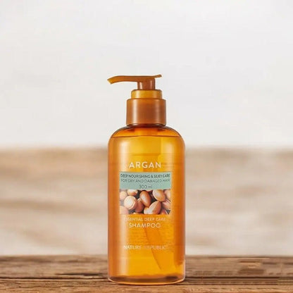 ARGAN ESSENTIAL DEEP CARE SHAMPOO- Sampon Hidratant pentru Par Uscat Pentru Reparare Intensa