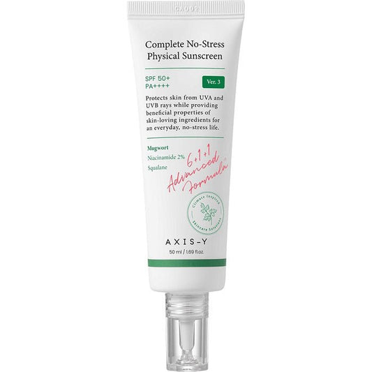 COMPLETE NO-STRESS PHYSICAL SUNSCREEN- Crema De Fata Cu Protectie Solara Spf 50+ Pa++++