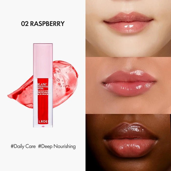 BLANC ESSENTIAL LIP OIL – 02 RASPBERRY- Ulei De Buze Nutritiv Cu Luciu Intens Si Durabil