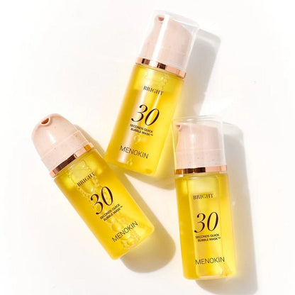 30 SECONDS QUICK BUBBLE MASK BRIGHT- Masca Faciala Inovatoare Cu Efect Vizibil De Iluminare