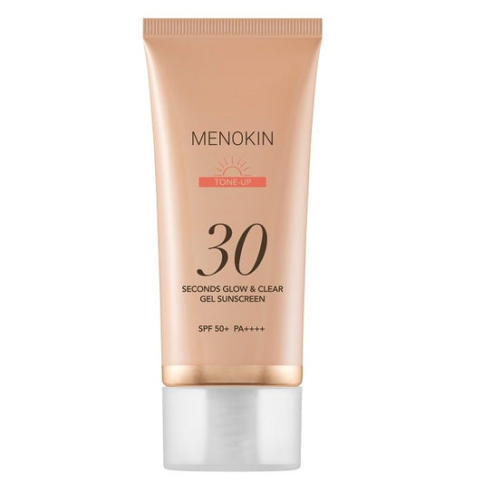 30 SECONDS GLOW & CLEAR GEL SUNSCREEN – TONE-UP- Protectie Solara Gel-Crema Cu Textura Lejera Cu Efect De Uniformizare