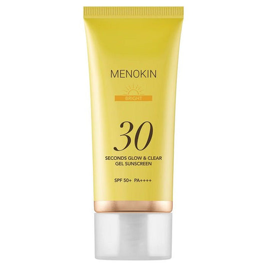 30 SECUNDS GLOW & CLEAR GEL SUNSCREEN – BRIGHT- Protectie Solara Gel-Crema Cu Textura Lejera Cu Efect Luminozitate