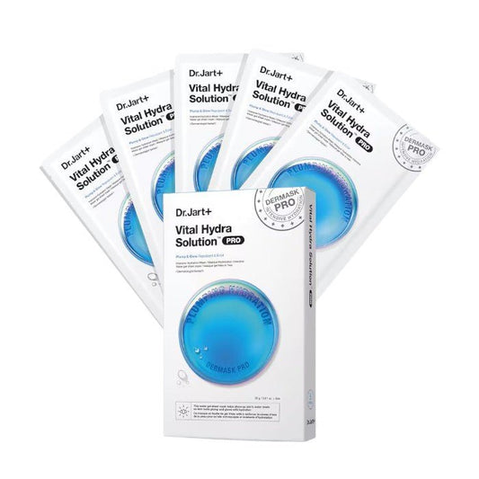 DERMASK VITAL HYDRA SOLUTION PRO- Set Masti De Fata Tip Servetel Pentru Hidratare